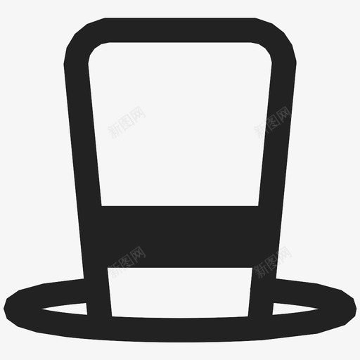 帽子时尚魔术帽图标svg_新图网 https://ixintu.com 帽子 时尚 职业 魔术帽