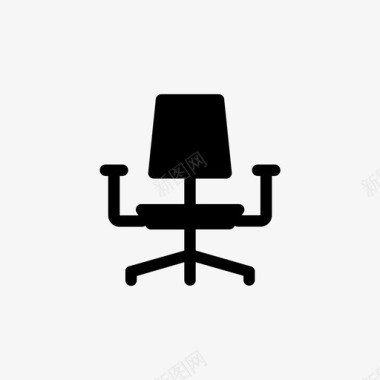 椅子商务办公室图标图标