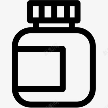 药品医药药瓶图标图标