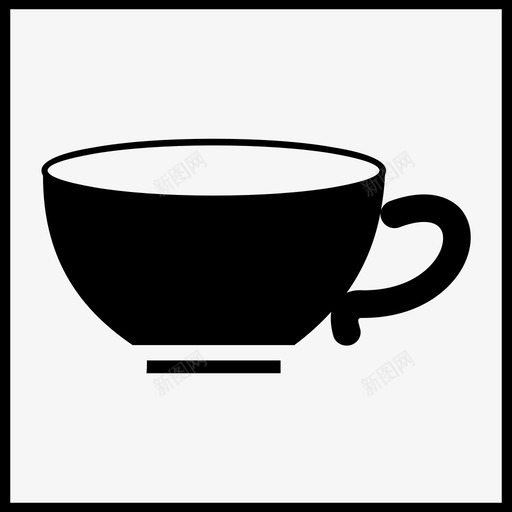 杯子咖啡陶瓷餐具杯图标svg_新图网 https://ixintu.com 咖啡陶瓷 杯子 玻璃陶瓷 茶杯 餐具杯