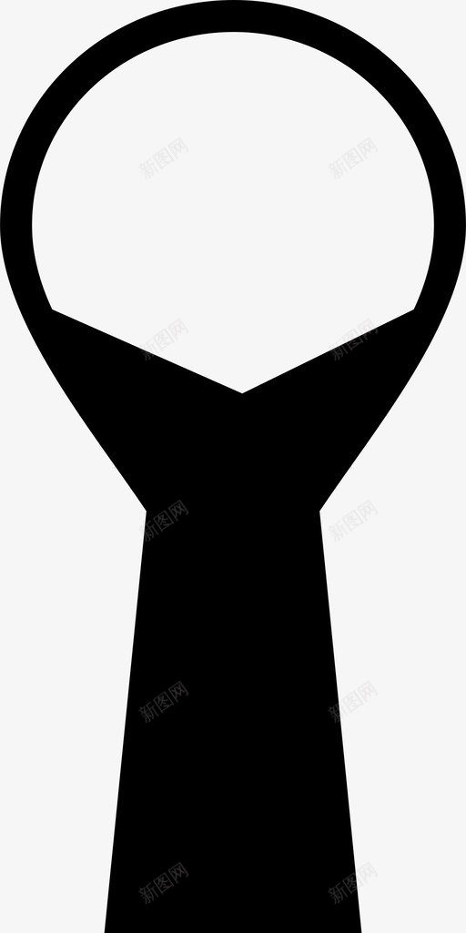 领带商务领带正式领带图标svg_新图网 https://ixintu.com 商务领带 正式领带 领带