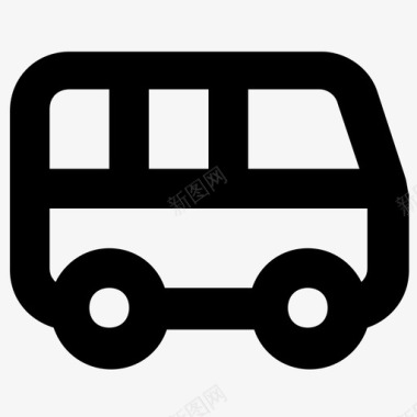 交通巴士旅游图标图标