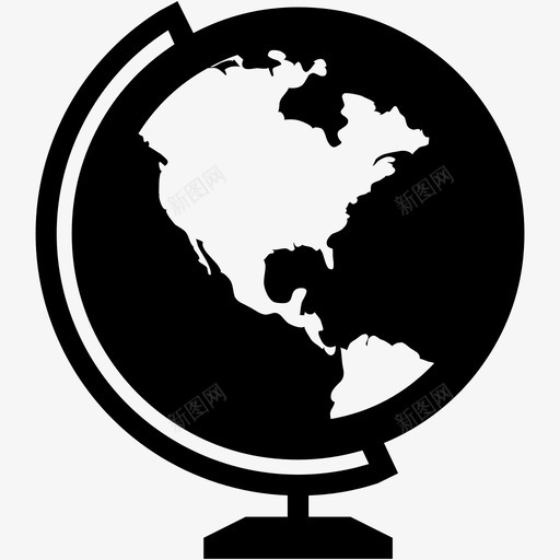 全球浏览器地球图标svg_新图网 https://ixintu.com 世界 互联网 全球 地球 浏览器 物流