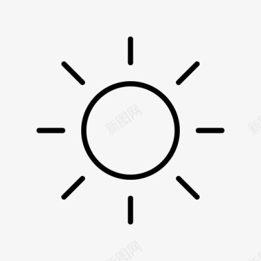 太阳气候白天图标图标