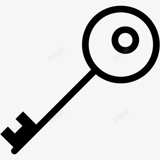 钥匙密码隐私图标svg_新图网 https://ixintu.com 安全 密码 物品 钥匙 隐私