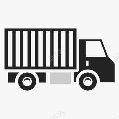 卡车棚车运输工具图标图标