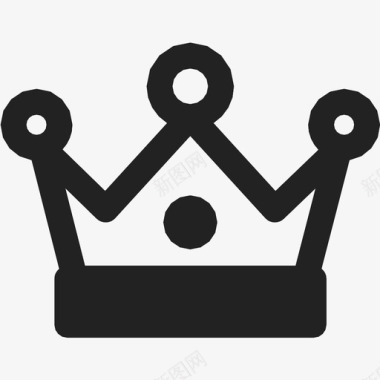 王冠帽子国王图标图标