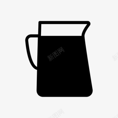水罐咖啡容器图标图标