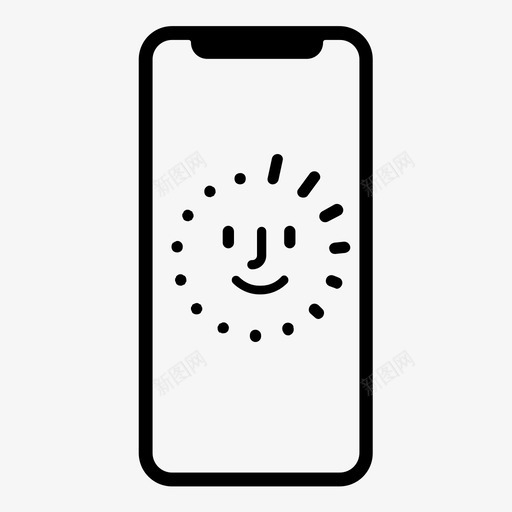 人脸识别扫描人脸识别iphonex图标svg_新图网 https://ixintu.com iphonex 人脸识别 人脸识别扫描