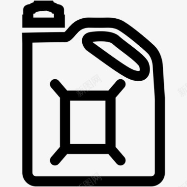 燃料汽油罐头图标图标