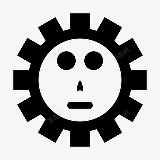 表情恐惧装备图标svg_新图网 https://ixintu.com 恐惧 表情 表情1 装备