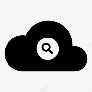云查找云数据云服务图标图标