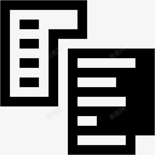 文件文档纸张图标svg_新图网 https://ixintu.com 办公室7 文件 文本 文档 纸张