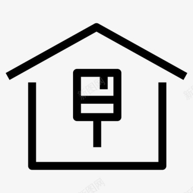房屋砖墙涂料房屋图标图标