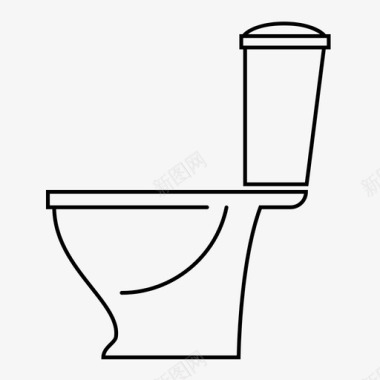 厕所浴室洗手间图标图标