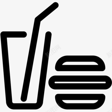 食品和饮料标志符号概述图标图标