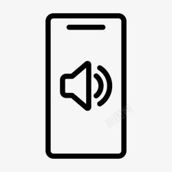 智能音乐手机智能手机音乐手机声音图标高清图片