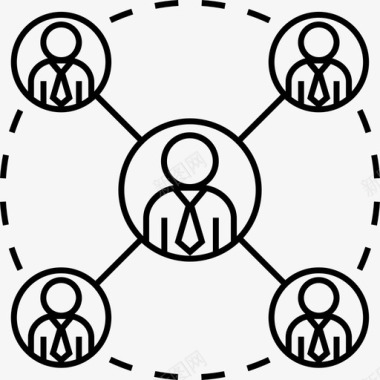 网络连接群组图标图标