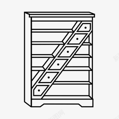 架子书架橱柜图标图标