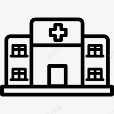 医院救护车医疗保健图标图标