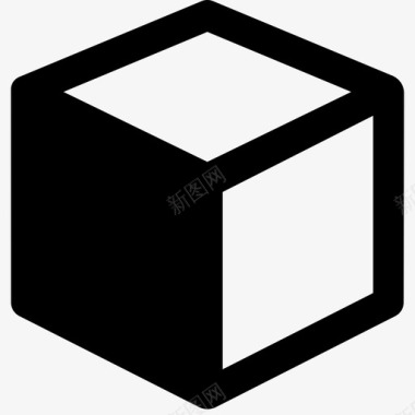立方体边形状应用程序ui图标图标