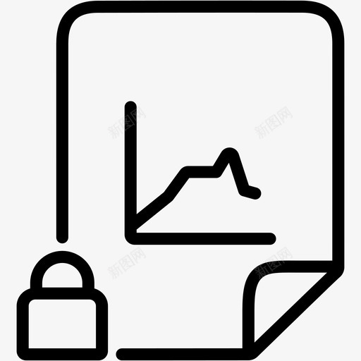减号图表分析图表图标svg_新图网 https://ixintu.com 减号图表 分析 图表 统计 锁