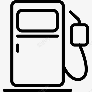 汽油泵汽油燃油图标图标
