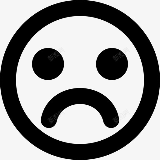 emoji_sad_circle [#541]svg_新图网 https://ixintu.com emoji_sad_circle [#541]