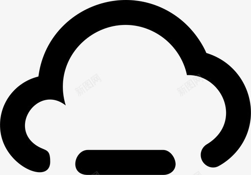 cloud_minus [#1070]svg_新图网 https://ixintu.com cloud_minus [#1070]