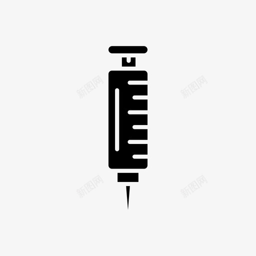 注射器医院医疗图标svg_新图网 https://ixintu.com 医疗 医院 护士 注射器 药品 针头