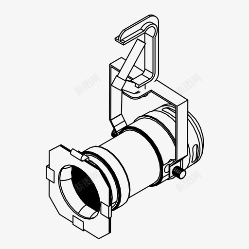 布景灯电影院电影图标svg_新图网 https://ixintu.com 工作室灯 布景灯 电影 电影院 电视