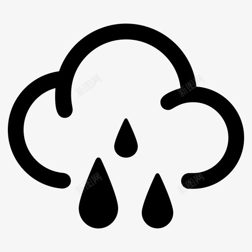 moderate rainsvg_新图网 https://ixintu.com moderate rain
