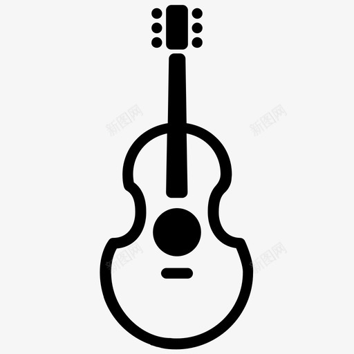 吉他原声吉他民乐图标svg_新图网 https://ixintu.com 乐器 原声吉他 吉他 歌曲 民乐
