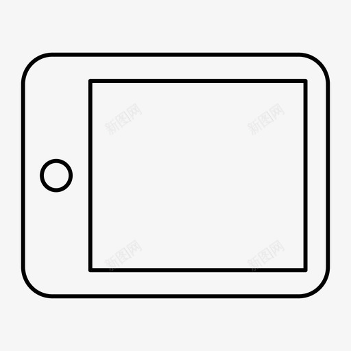 平板电脑ipad触摸屏图标svg_新图网 https://ixintu.com ipad 平板电脑 触摸屏