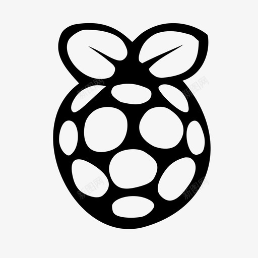 树莓派svg_新图网 https://ixintu.com 扁平化树莓派 树莓派