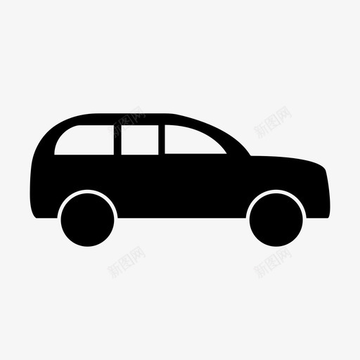 汽车家用汽车交通工具图标svg_新图网 https://ixintu.com 交通工具 家用汽车 汽车
