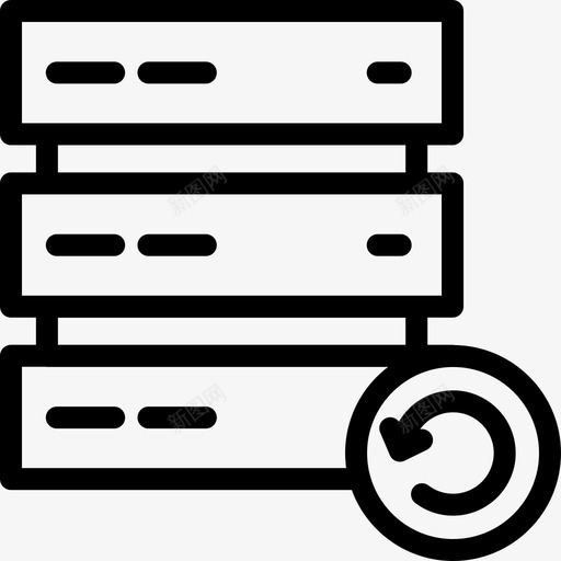 重新加载服务器数据数据库图标svg_新图网 https://ixintu.com 代理 存储 数据 数据库 服务器卷1行 重新加载服务器