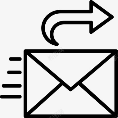 邮政递送快递服务邮件服务图标图标
