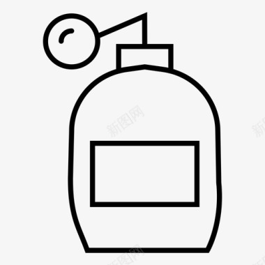 香水商务喷雾图标图标