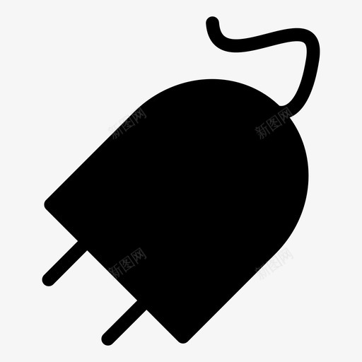 连接器商务电缆图标svg_新图网 https://ixintu.com 商务 插头 电缆 购物电子商务符号图标 连接器