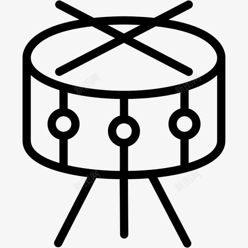 鼓庆典乐器图标svg_新图网 https://ixintu.com 乐器 乐器2 声音 庆典 音乐 鼓