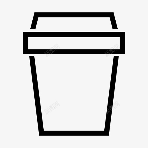 喝咖啡渴图标svg_新图网 https://ixintu.com 咖啡 喝 渴