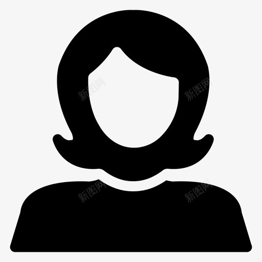 女孩艺术家商人图标svg_新图网 https://ixintu.com 商人 女士 女孩 模特 美女和水疗符号 艺术家