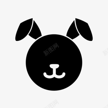 兔子动物可爱图标图标