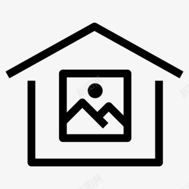房屋装修房屋物业图标图标
