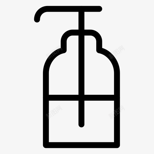 配件沐浴瓶子图标svg_新图网 https://ixintu.com 沐浴 洗发水 瓶子 美容和水疗系列图标第1卷 配件 香水