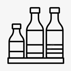 法式餐厅调味品法式巴黎图标高清图片