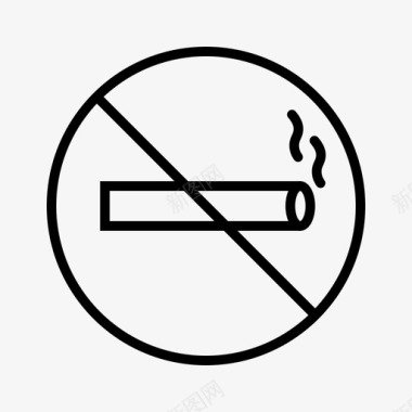 禁止吸烟吸烟保健图标图标