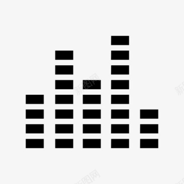 均衡器音乐收音机图标图标