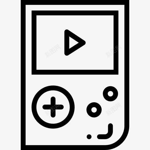 游戏机图标png_新图网 https://ixintu.com 休闲玩家 便携式电子 多媒体 技术 游戏 游戏控制台 装置